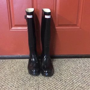 Tall original glossy Hunter Boots...
